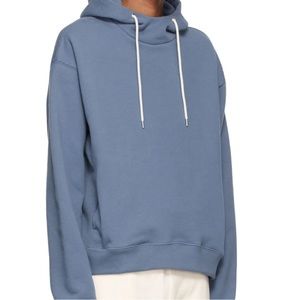 John Elliott Aspen Mock Hoodie- blue size 1 (small) NWOT !